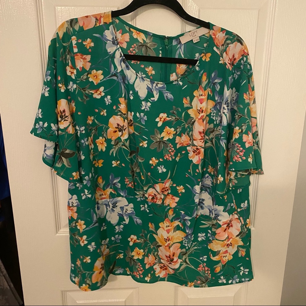 LOFT Peplum Top